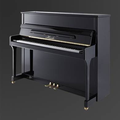 Piano allemand bordeaux
