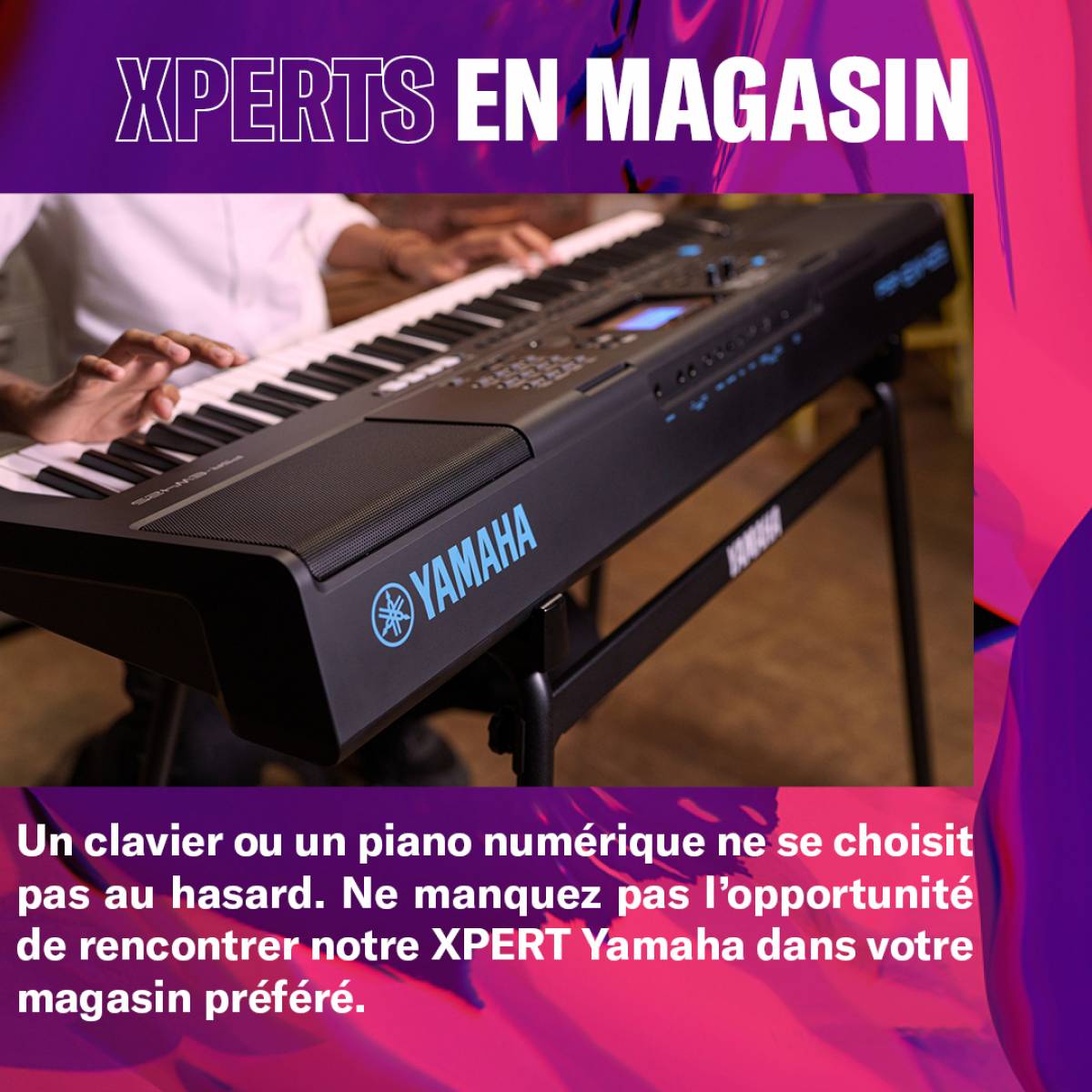 LE 8 NOVEMBRE au magasin : PRESENTATION DES NOUVEAUX Clavinovas YAMAHA